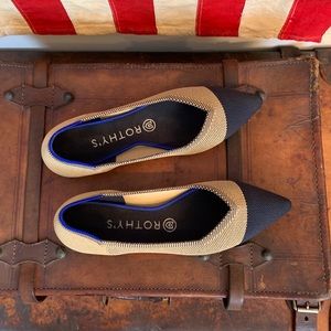 Rothy’s Retired Dune Cap Toe Pointed Flats